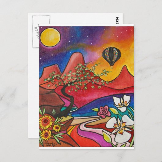 スタジオバークによるジオンポストカード上空へのフライト© ポストカード (正面/裏面)