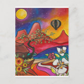 スタジオバークによるジオンポストカード上空へのフライト© ポストカード (正面)