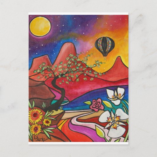 スタジオバークによるジオンポストカード上空へのフライト© ポストカード (正面)