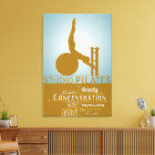 スタジオピラティス – キャンバスプリント (インサイチュ (リビング))