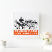 スタジオポコ スクエア壁時計 (ホーム)