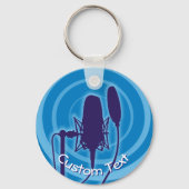 スタジオマイクキーチェーン キーホルダー (正面)