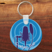 スタジオマイクキーチェーン キーホルダー (正面)