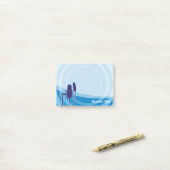 スタジオマイク ポストイット (デスク上)