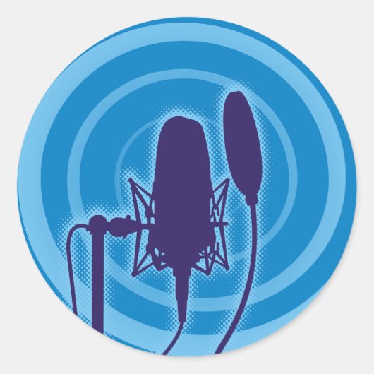 スタジオマイク ラウンドシール (正面)