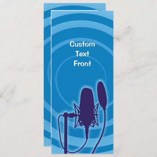 スタジオマイク 招待状 (正面/裏面)