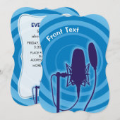 スタジオマイク 招待状 (正面/裏面)