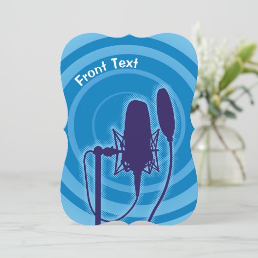 スタジオマイク 招待状 (スタンド正面)