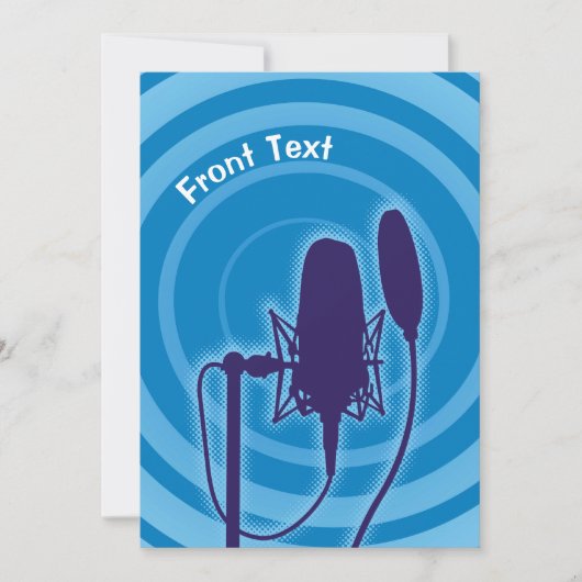 スタジオマイク 招待状 (正面)