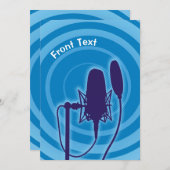 スタジオマイク 招待状 (正面/裏面)