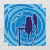 スタジオマイク 招待状 (正面/裏面)