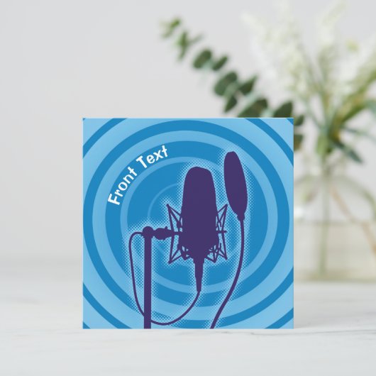 スタジオマイク 招待状 (スタンド正面)