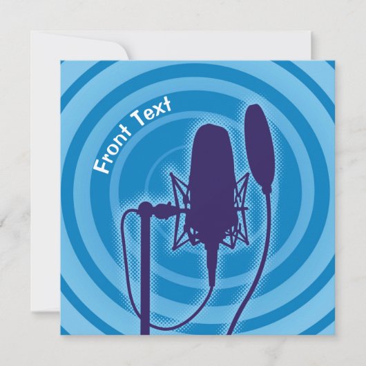 スタジオマイク 招待状 (正面)