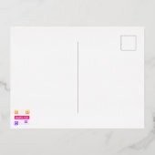 スタジオミイリのポストカードと封筒 箔シーズンポストカード (裏面)