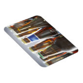 スタジオ内の様々な瓶詰めビールのボトル マグネット (右側)