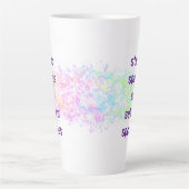 「スタジオ宇宙はめったに見えない」アーティスト カフェラテマグ (正面)