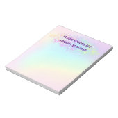 「スタジオ宇宙はめったに見つからない」 ノートパッド (回転)