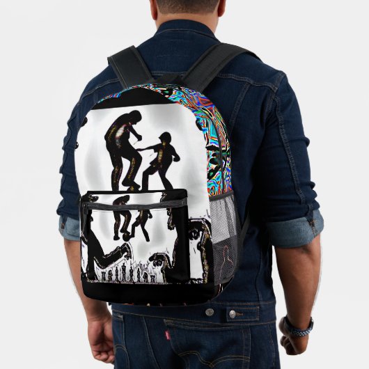 スタジオ16バッグ プリントバックパック (インサイチュ (モデル))