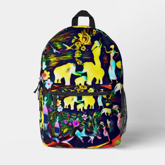 スタジオ16バッグ プリントバックパック (正面)