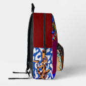 スタジオ16バッグ プリントバックパック (左)