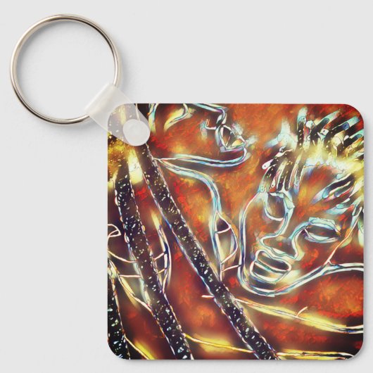 スタジオ16鍵キーチェーン キーホルダー (正面)