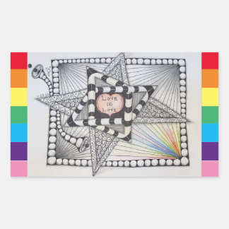 スタジオ40：愛は愛 長方形シール