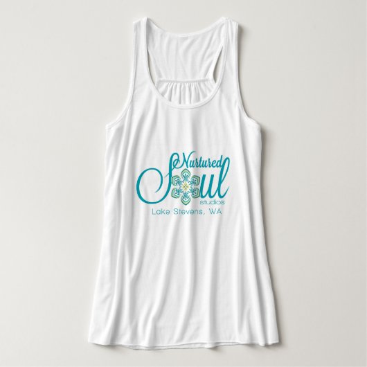 スタジオ- Flowy Racerbackタンク(2) タンクトップ (デザイン正面)