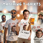 スタッおもしろいドドコーディネートバチュラーパーティグルーミングへ Tシャツ