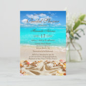 スタッエレガントフィッシュビーチブライダルシャワー 招待状 (スタンド正面)