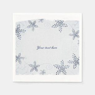 スタッエレガントフィッシュ&シークインズブルービーチパーティー スタンダードカクテルナプキン