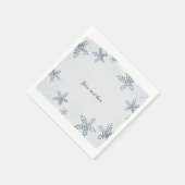 スタッエレガントフィッシュ&シークインズブルービーチパーティー スタンダードカクテルナプキン (角)