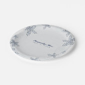 スタッエレガントフィッシュ&シークインズブルービーチパーティー ペーパープレート (アングル)