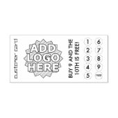 スタッカスタムプ名刺を切り取る ラバースタンプ (インプリント)