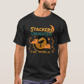 スタッカーで世界を啓発 Tシャツ (正面)