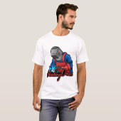 スタッキングダイムズ ジョーク 溶接工 ギフト Tシャツ (正面フル)