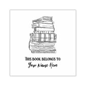 スタックこれは蔵書票 ラバースタンプ (インプリント)