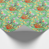 スタックしたトナカイ ラッピングペーパー (角)