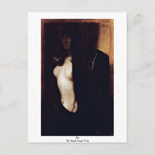 スタックしたフランツフォン著罪 ポストカード (正面)