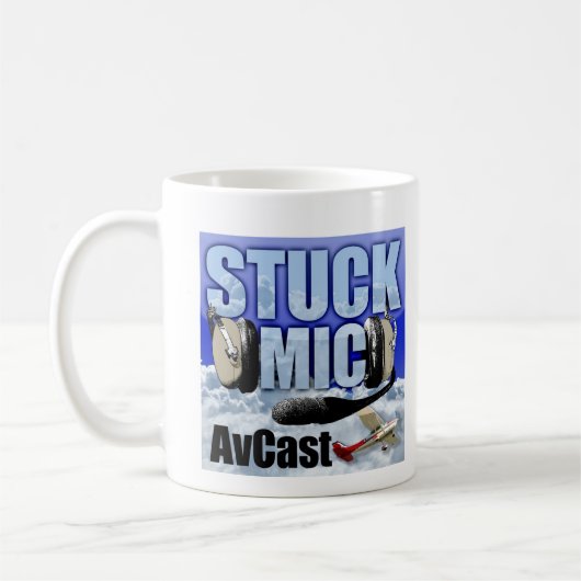 スタックしたMic AvCastのコーヒー・マグ コーヒーマグカップ (左)