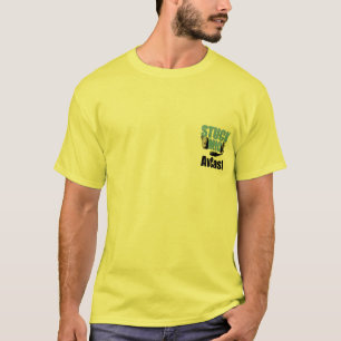 スタックしたMic AvCastの薄い色 Tシャツ