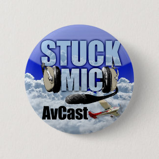 スタックしたMic AvCastボタン 缶バッジ