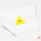 スタックしない 三角形シール (封筒)