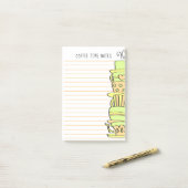 スタックカラフルパステルファンシーカップテンプレート ポストイット (デスク上)