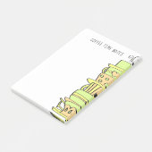 スタックカラフルパステルファンシーカップテンプレート ポストイット (アングル)