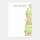 スタックカラフルパステルファンシーカップテンプレート ポストイット (正面)