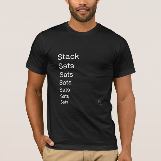 スタックスーツブラック Tシャツ (正面)
