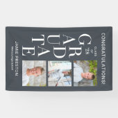 スタックチャーム編集可能カラー卒業バナー 横断幕 (横)