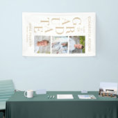 スタックチャーム編集可能カラー卒業バナー 横断幕 (トレードショー)