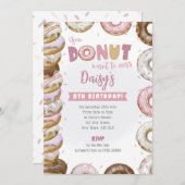 スタックドネット誕生日招待状ピンク&パープル 招待状 (正面/裏面)