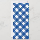 スタックハンバーガークックアウト招待状/ブルーバック 招待状 (裏面)